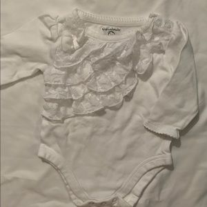White long sleeve onesie